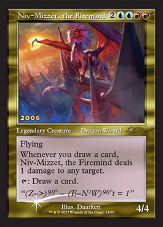 Niv-Mizzet, the Firemind [30th Anniversary Promos]