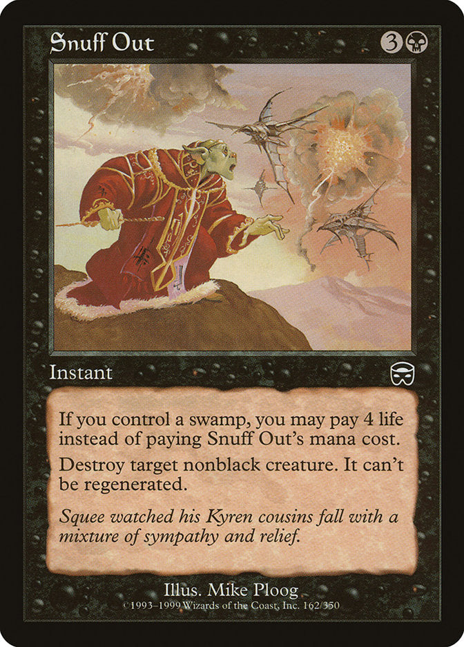 Snuff Out ESPAÑOL [Mercadian  Masques]