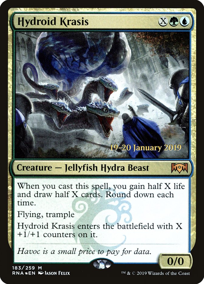 Hydroid Krasis ESPAÑOL [Ravnica Allegiance Prerelease Promos]