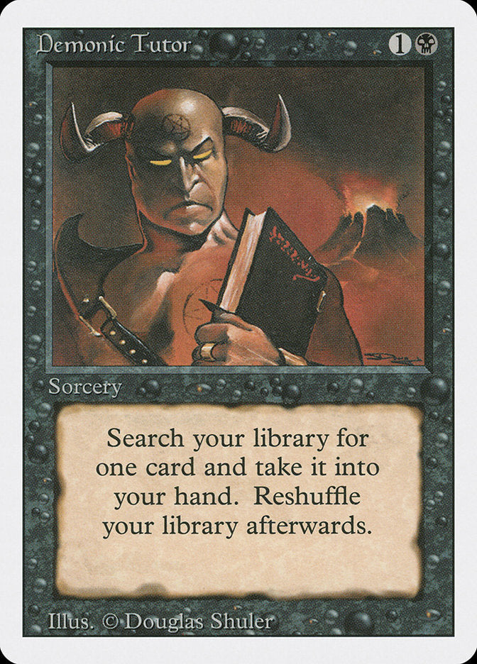 Demonic Tutor GERMAN [Revised Edition]