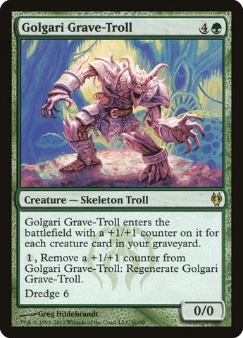 Golgari Grave-Troll JAPANESE [Duel Decks: Izzet vs. Golgari]