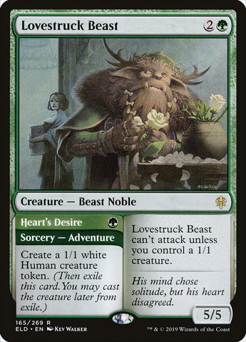 Lovestruck Beast // Heart's Desire ESPAÑOL [Throne of Eldraine]
