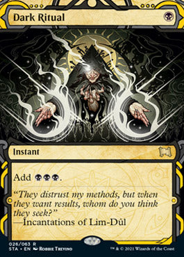 Dark Ritual JAPANESE [Strixhaven: School of Mages Mystical Archive]