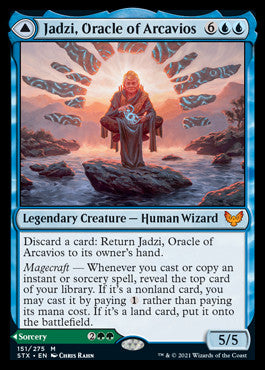 Jadzi, Oracle of Arcavios // Journey to the Oracle JAPANESE [Strixhaven: School of Mages]