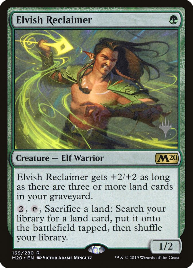 Elvish Reclaimer (Promo Pack) ESPAÑOL [Core Set 2020 Promos]