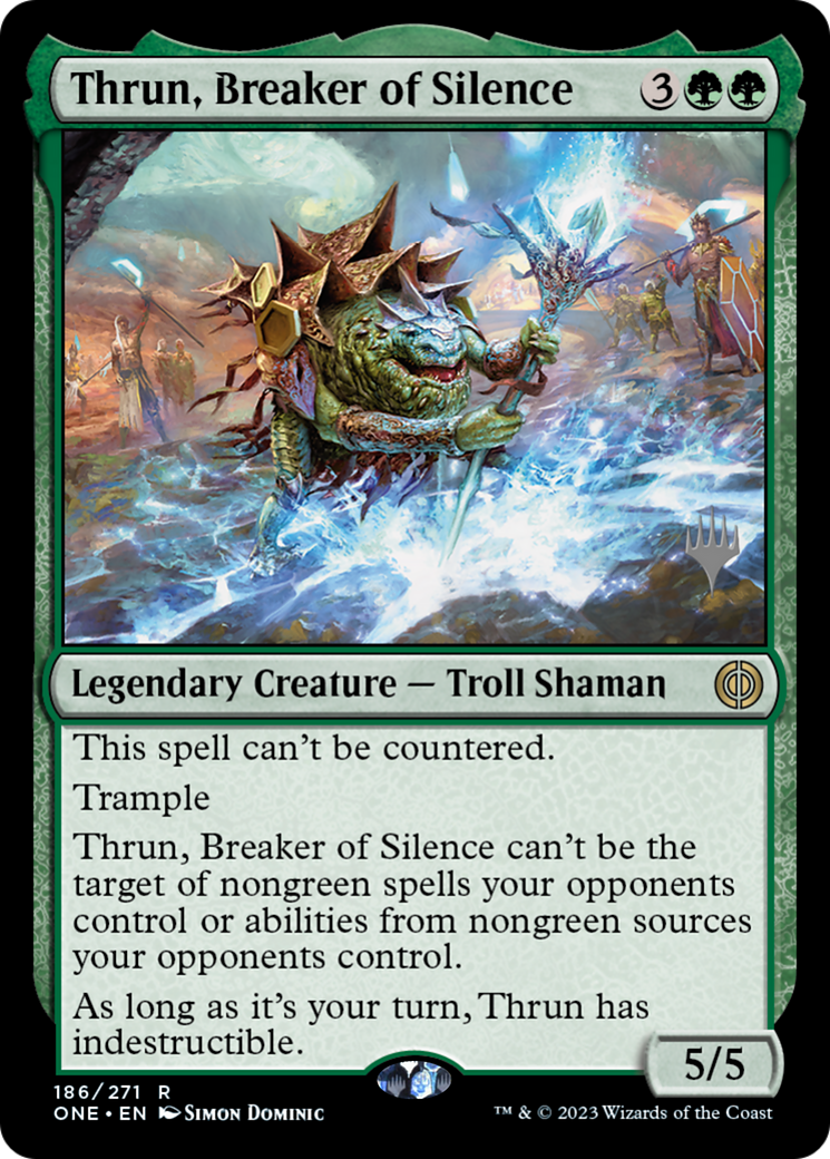 Thrun, Breaker of Silence (Promo Pack) ESPAÑOL [Phyrexia: All Will Be One Promos]