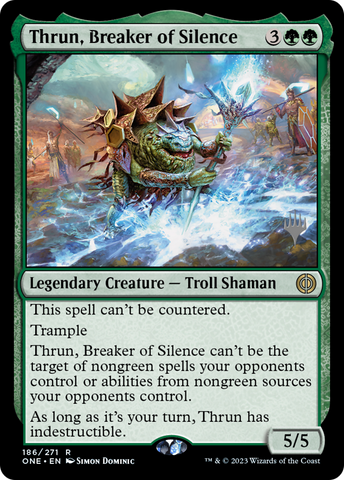 Thrun, Breaker of Silence (Promo Pack) ESPAÑOL [Phyrexia: All Will Be One Promos]