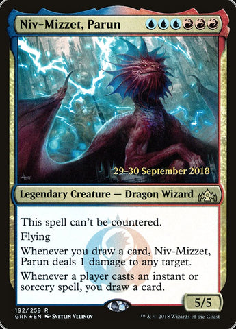 Niv-Mizzet, Parun CHINESE [Guilds of Ravnica Prerelease Promos]