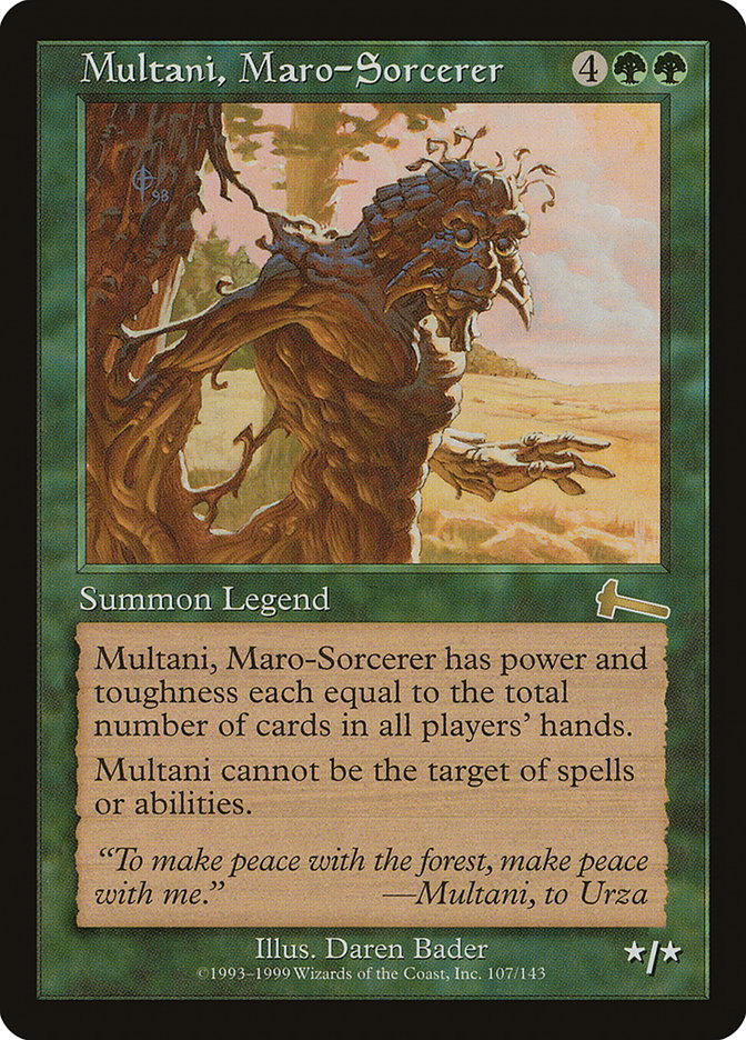 Multani, Maro-Sorcerer ESPAÑOL  [Urza's Legacy]