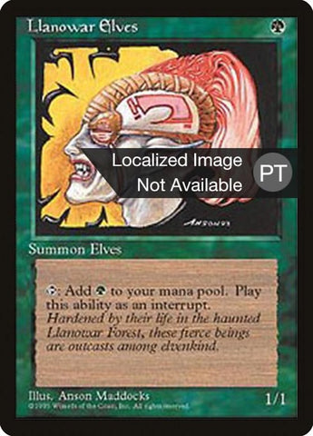 Llanowar Elves PORTUGUESE [Fourth Edition (Foreign Black Border)]