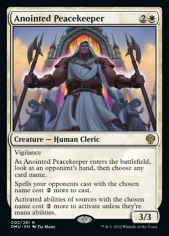Anointed Peacekeeper ESPAÑOL [Dominaria United]