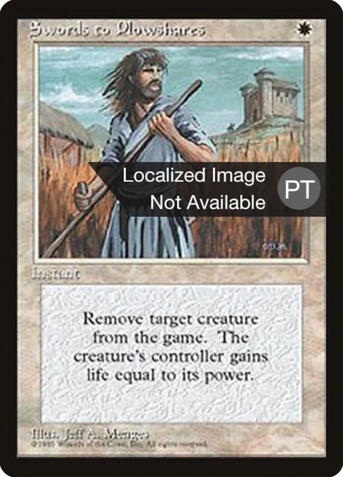Swords to Plowshares PORTUGUESE [Fourth Edition (Foreign Black Border)]