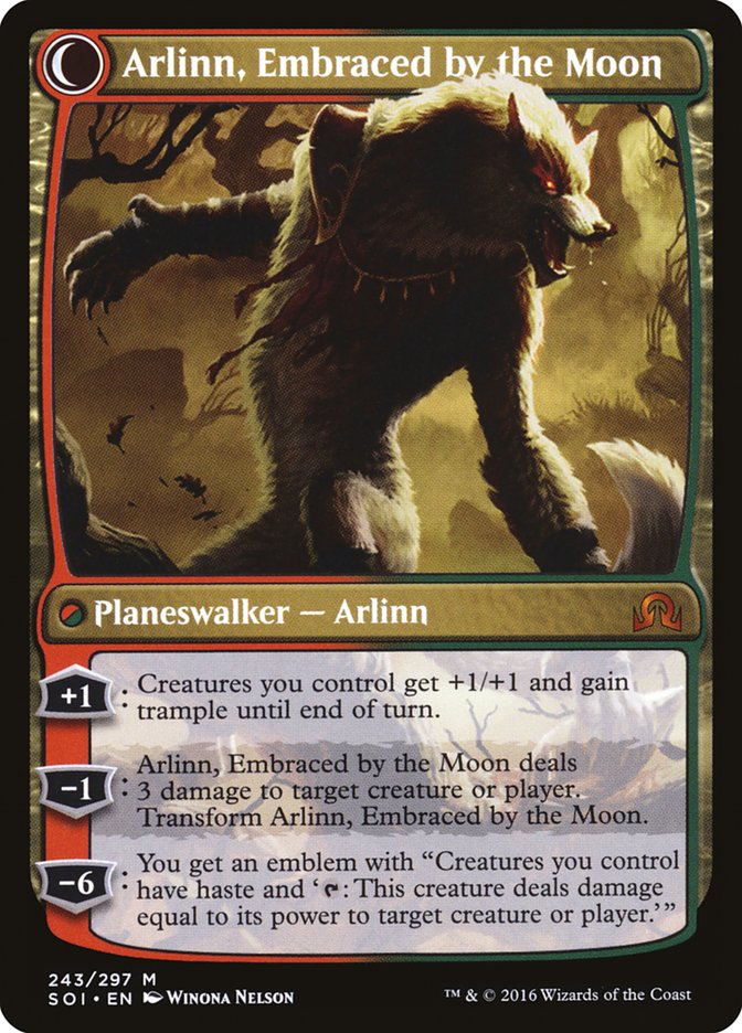 Arlinn Kord // Arlinn, Embraced by the Moon ESPAÑOL [Shadows over Innistrad]