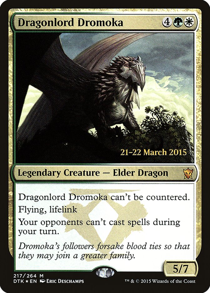 Dragonlord Dromoka [Dragons of Tarkir Prerelease Promos]