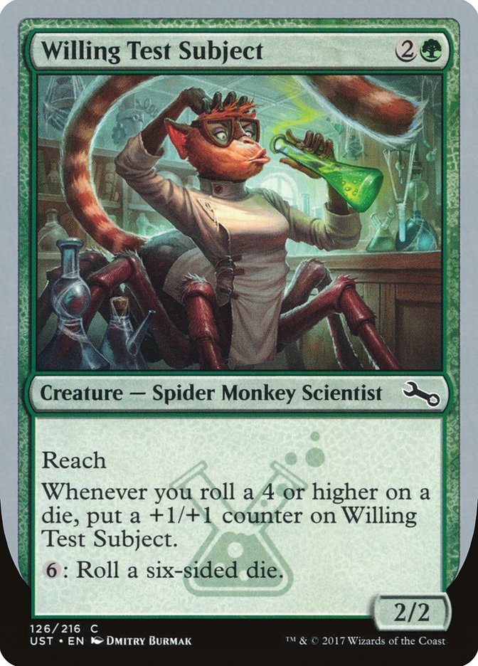 Willing Test Subject STAMPED [Unstable]