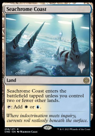 Seachrome Coast (Promo Pack) ESPAÑOL [Phyrexia: All Will Be One Promos]