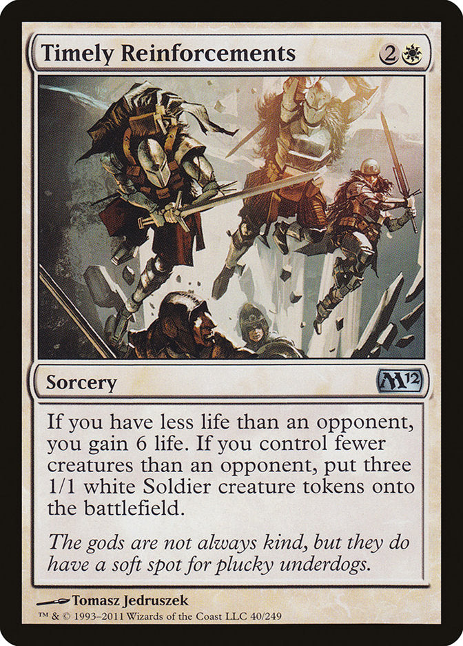 Timely Reinforcements ESPAÑOL [Magic 2012]