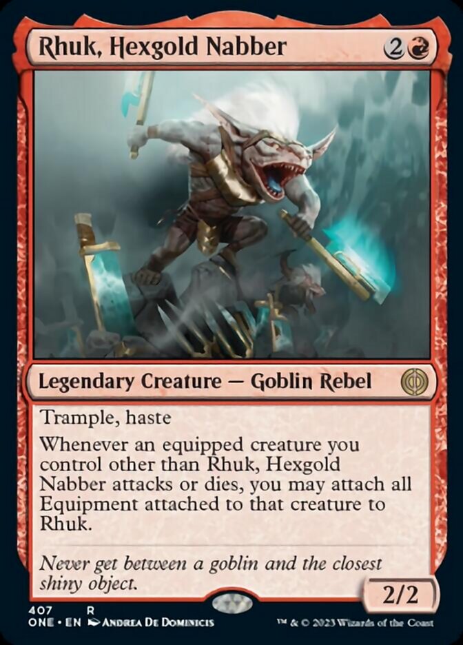 Rhuk, Hexgold Nabber ESPAÑOL [Phyrexia: All Will Be One]