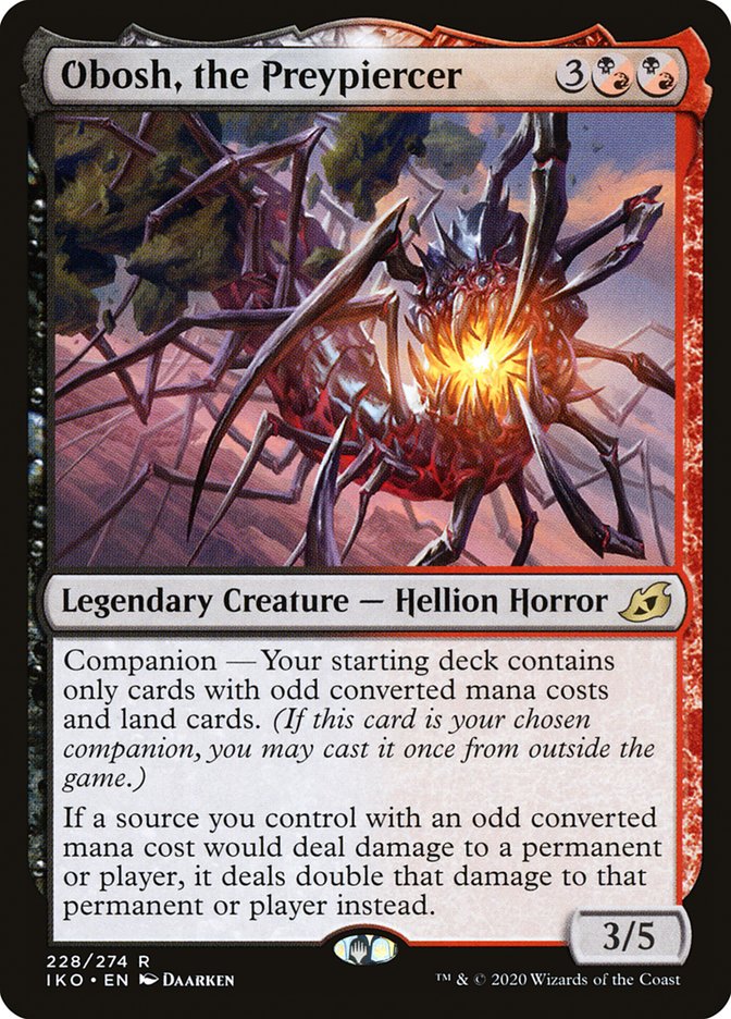 Obosh, the Preypiercer ESPAÑOL [Ikoria: Lair of Behemoths]
