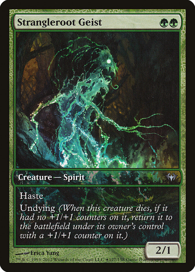 Strangleroot Geist (Game Day) ESPAÑOL [Dark Ascension Promos]
