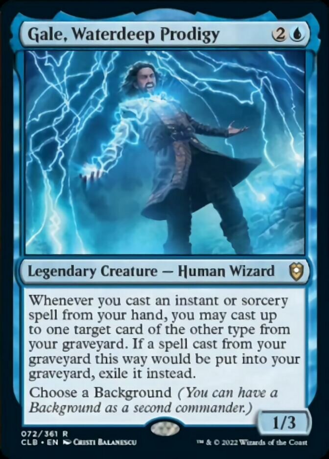 Gale, Waterdeep Prodigy ESPAÑOL [Commander Legends: Battle for Baldur's Gate]