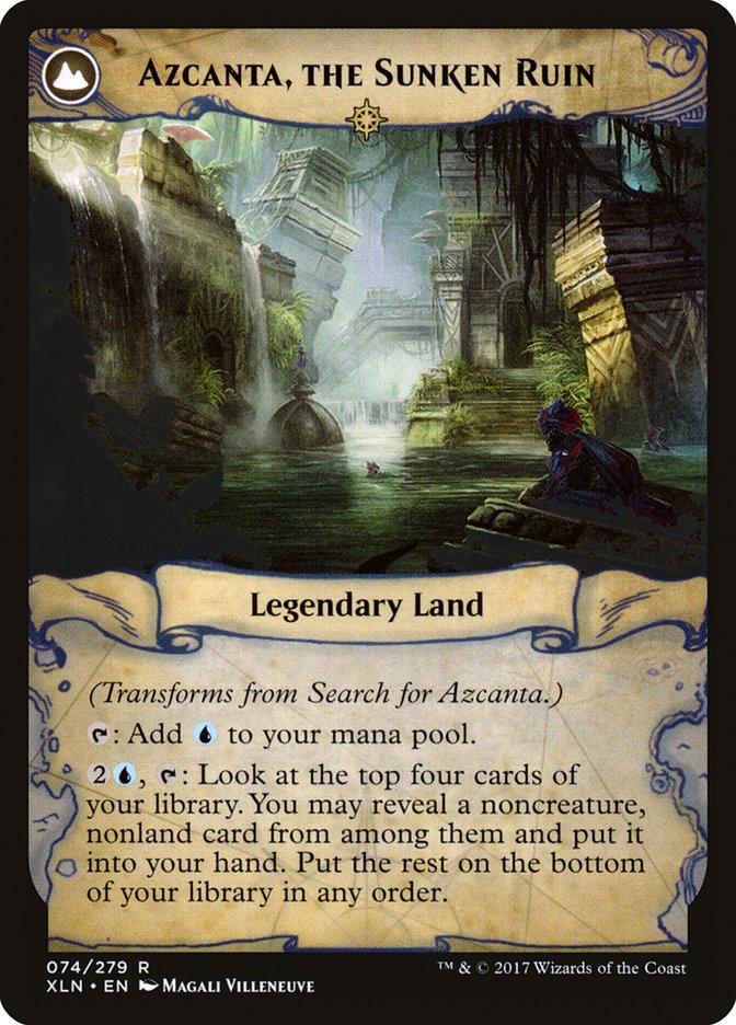 Search for Azcanta // Azcanta, the Sunken Ruin ESPAÑOL [Ixalan]