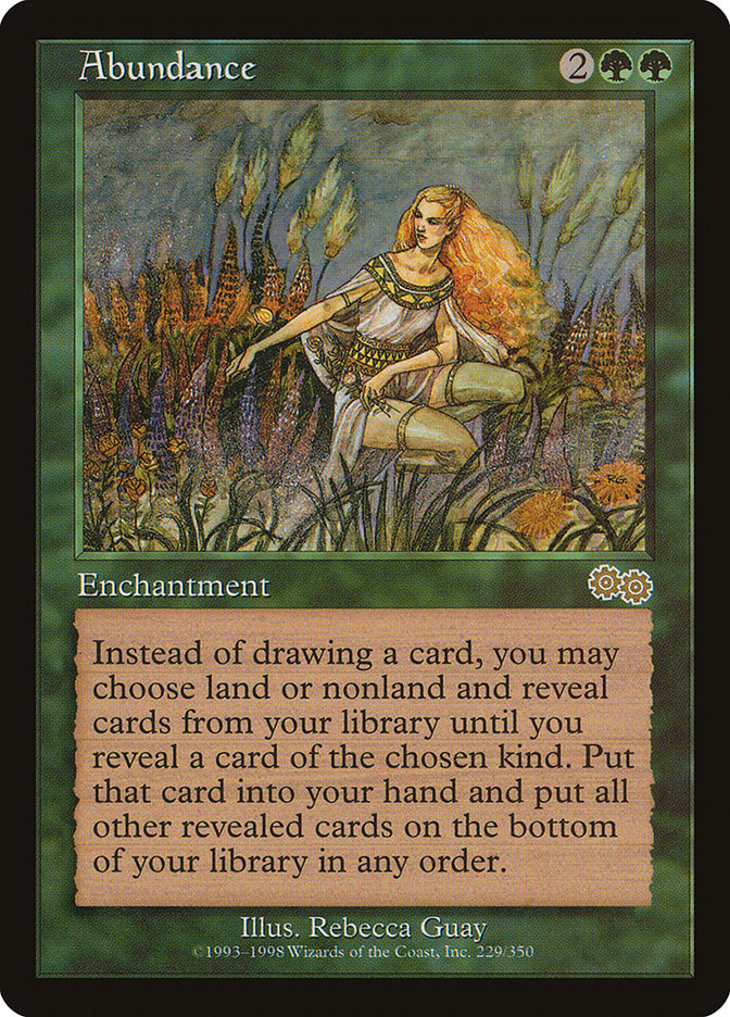 Abundance CHINESE [Urza's Saga]