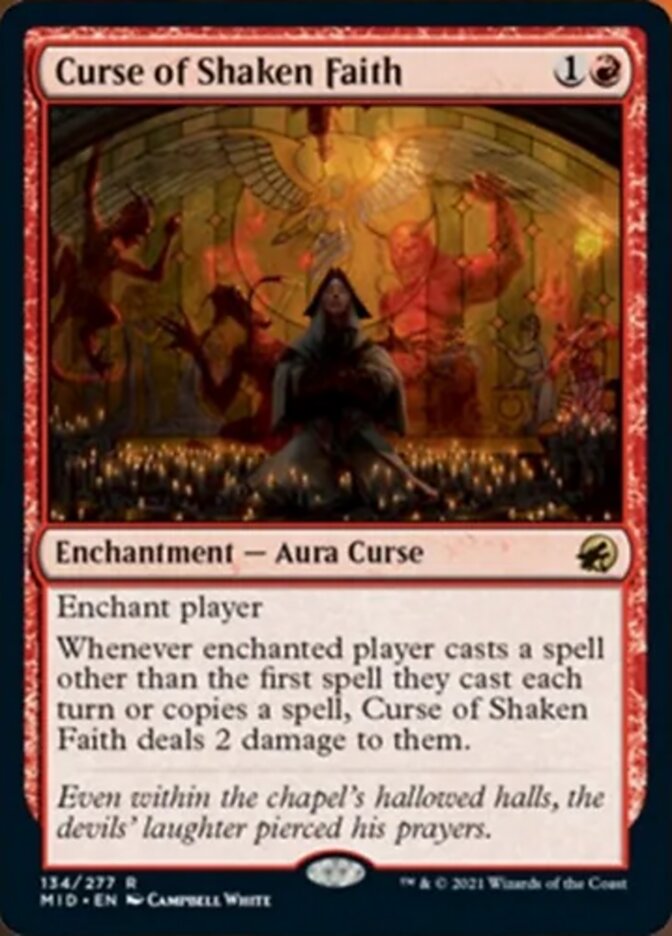 Curse of Shaken Faith [Innistrad: Midnight Hunt]