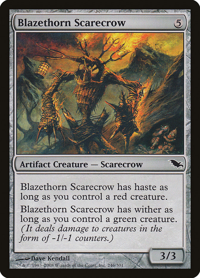 Blazethorn Scarecrow ESPAÑOL [Shadowmoor]