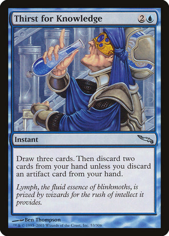 Thirst for Knowledge ESPAÑOL [Mirrodin]