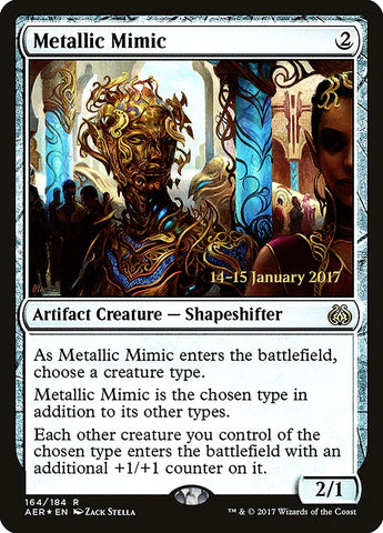 Metallic Mimic ESPAÑOL [Aether Revolt Prerelease Promos]