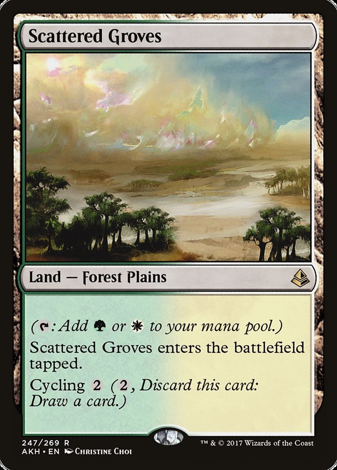 Scattered Groves RUSIAN [Amonkhet]