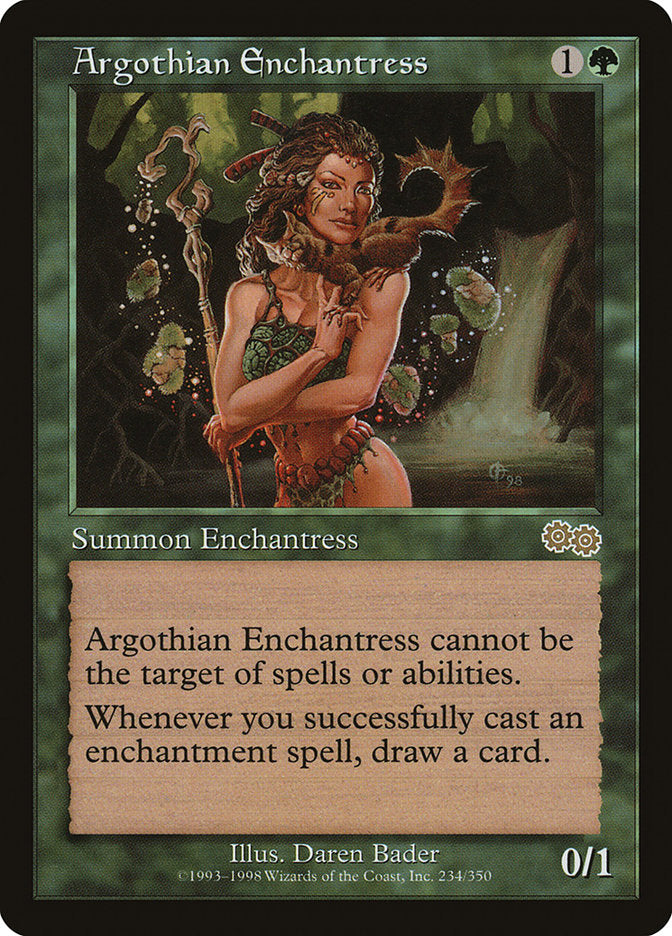 Argothian Enchantress JAPANESE [Urza's Saga]