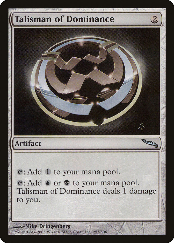 Talisman of Dominance ESPAÑOL [Mirrodin]