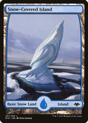 Snow-Covered Island RUSIAN [Modern Horizons]