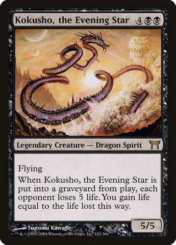 Kokusho, the Evening Star ESPAÑOL [Champions of Kamigawa]