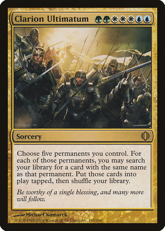 Clarion Ultimatum ESPAÑOL [Shards of Alara]