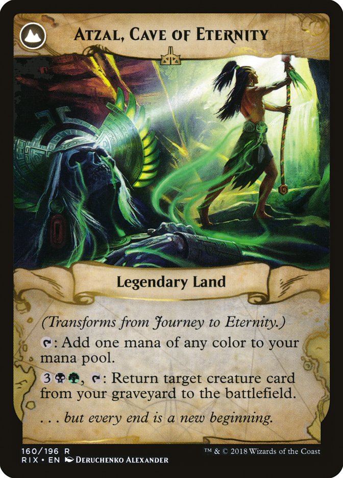 Journey to Eternity // Atzal, Cave of Eternity ESPAÑOL [Rivals of Ixalan]