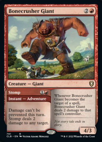 Bonecrusher Giant // Stomp ESPAÑOL [Commander Legends: Battle for Baldur's Gate]