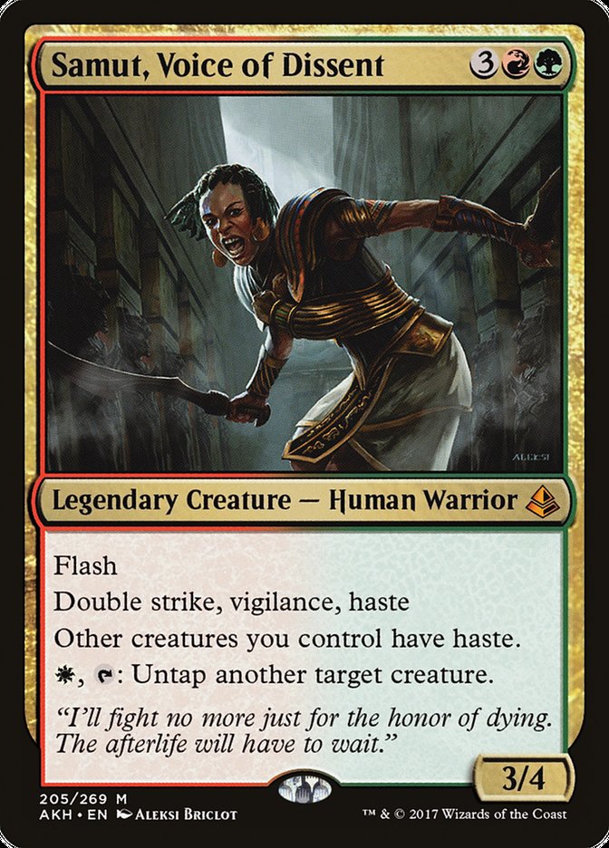 Samut, Voice of Dissent ESPAÑOL [Amonkhet]