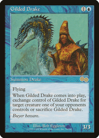 Gilded Drake GERMAN [Urza's Saga]