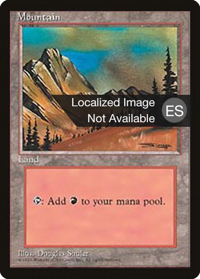 Mountain (C) JAPANESE [Fourth Edition (Foreign Black Border)]