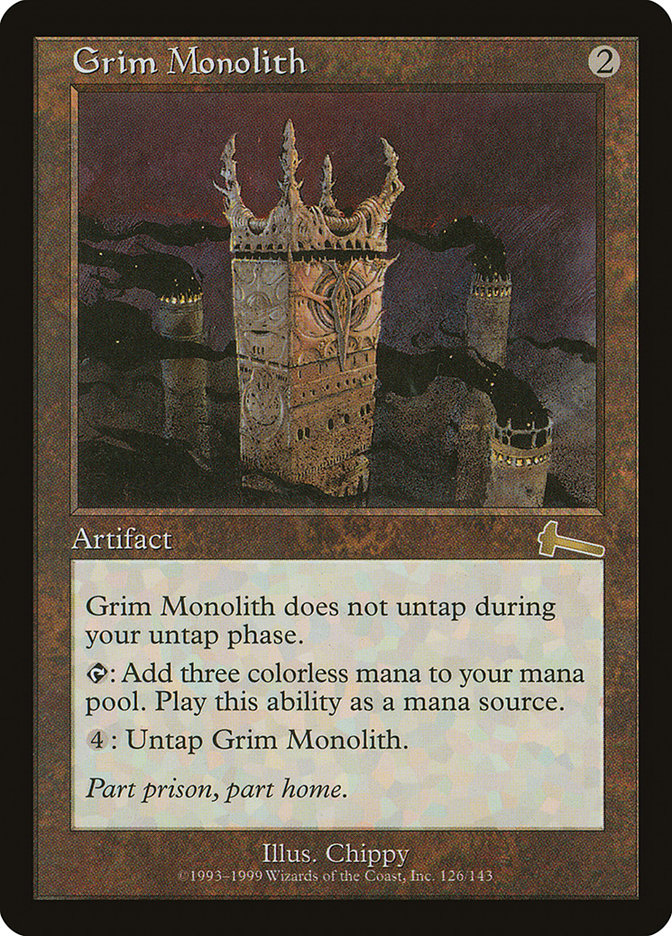 Grim Monolith JAPENESE [Urza's Legacy]