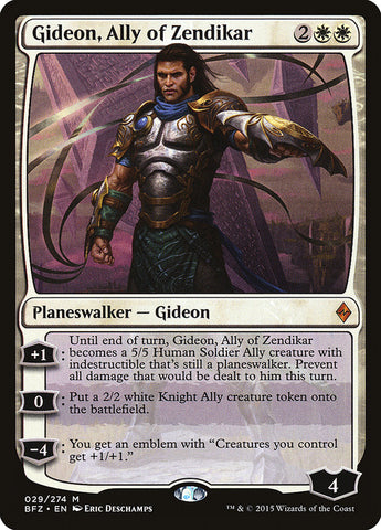 Gideon, Ally of Zendikar ESPAÑOL [Battle for Zendikar]