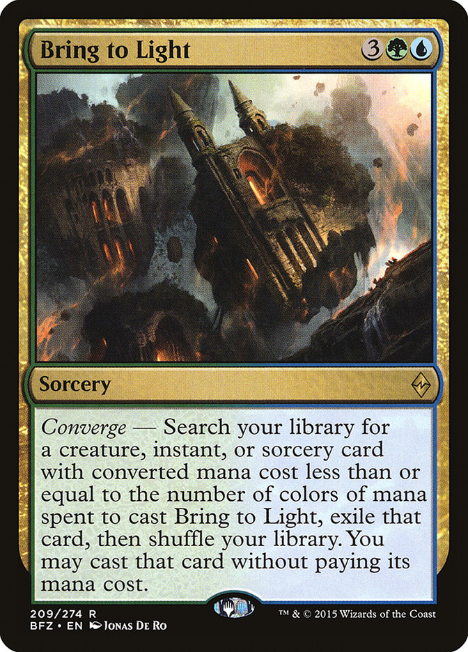 Bring to Light ESPAÑOL [Battle for Zendikar]