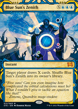 Blue Sun's Zenith (Foil Etched) [Strixhaven: School of Mages Mystical Archive]