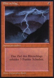 GERMAN Lightning Bolt [Foreign Black Border]